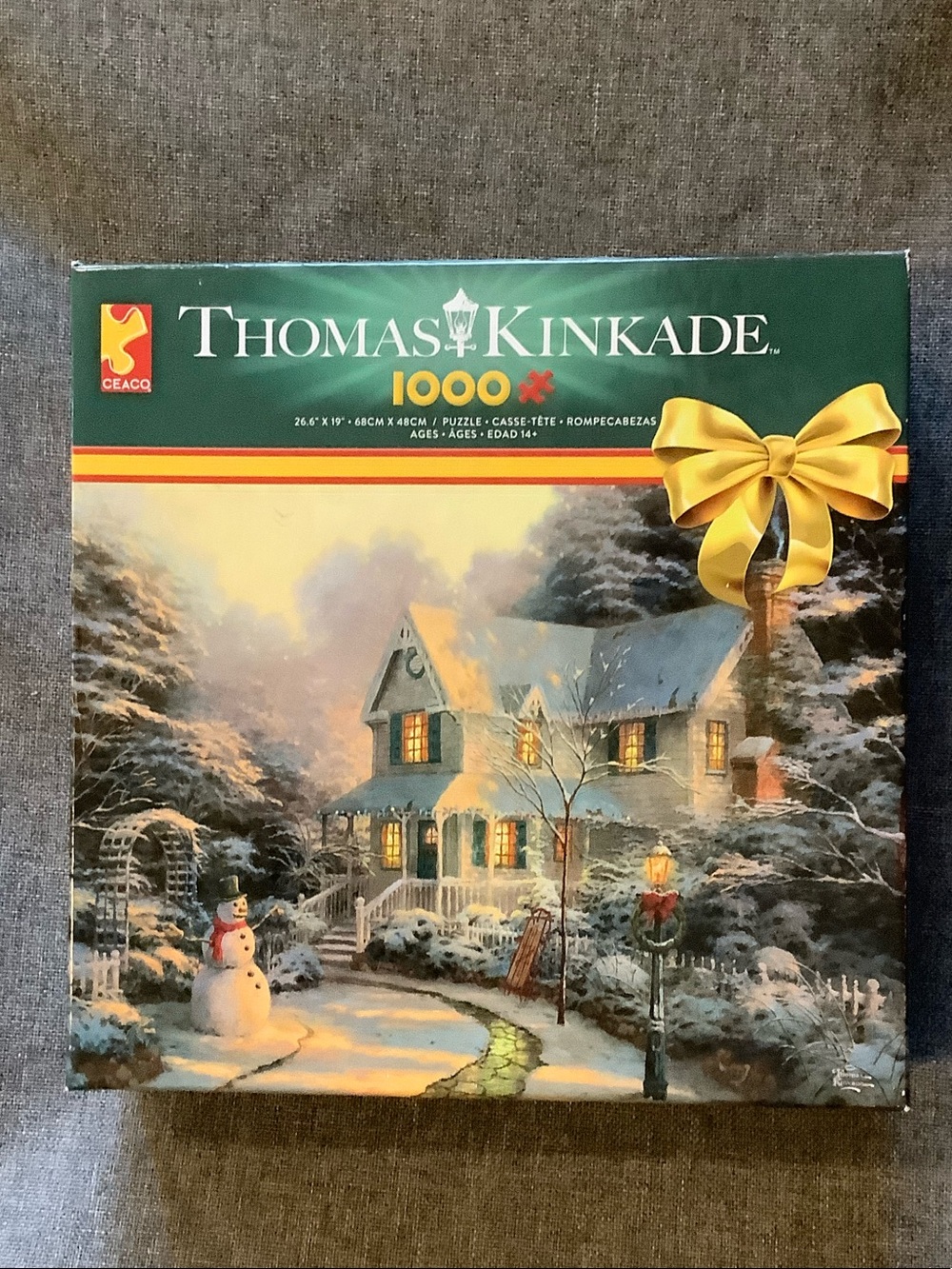 Thomas Kinkade “The Night Before Christmas” 1000 Piece Jigsaw Puzzle